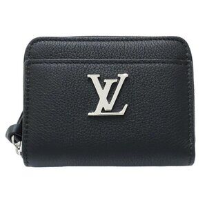 LOUIS VUITTON Black Leather Wallet